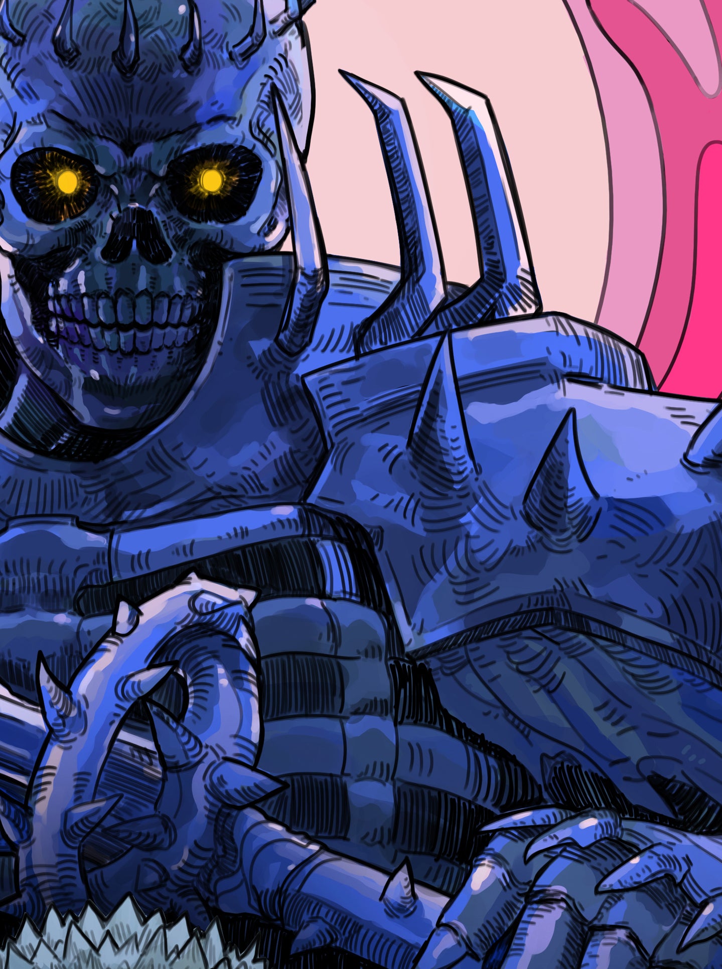 "THE BLACK SWORDSMAN" Print