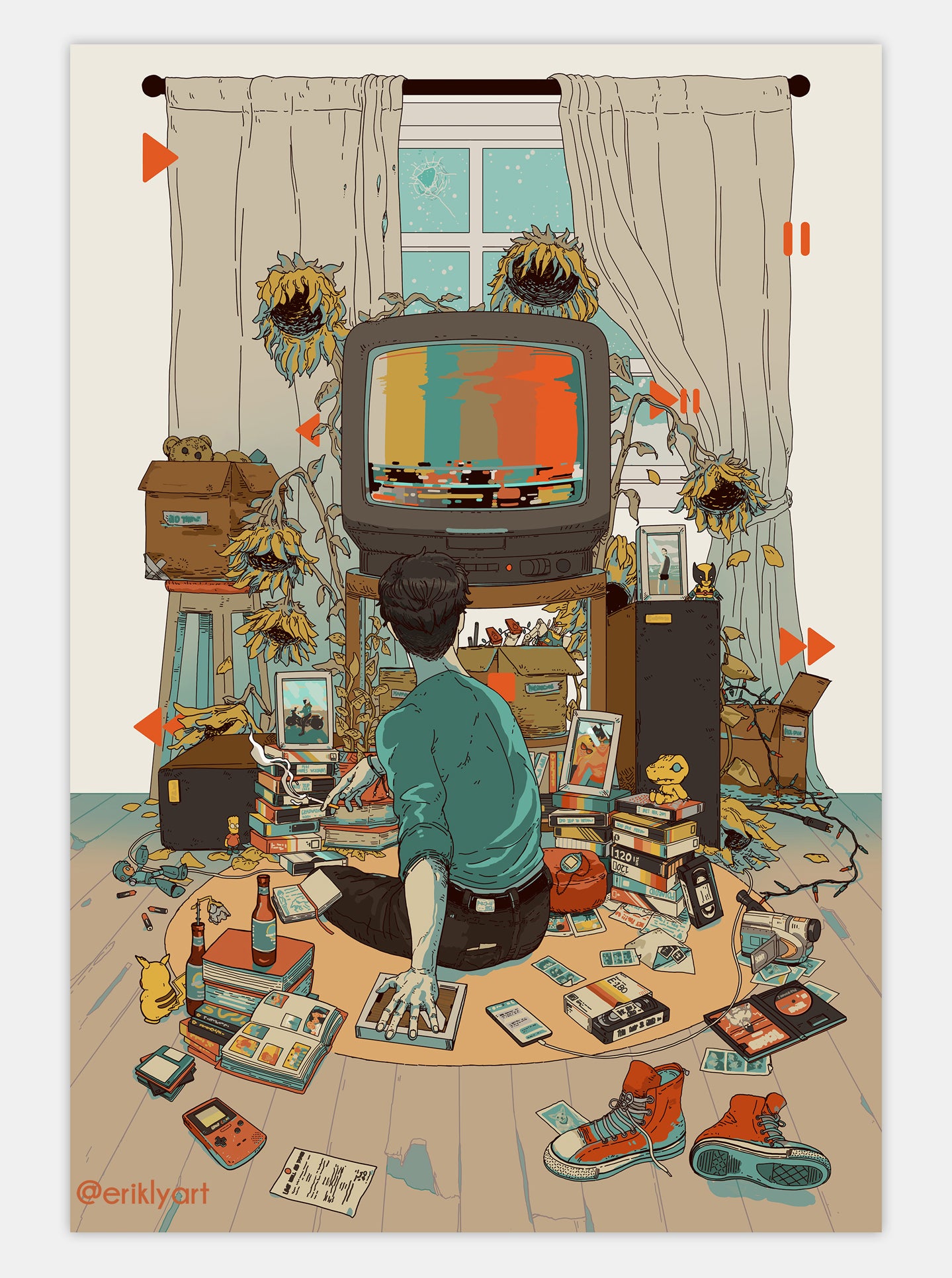 "CRT" Print