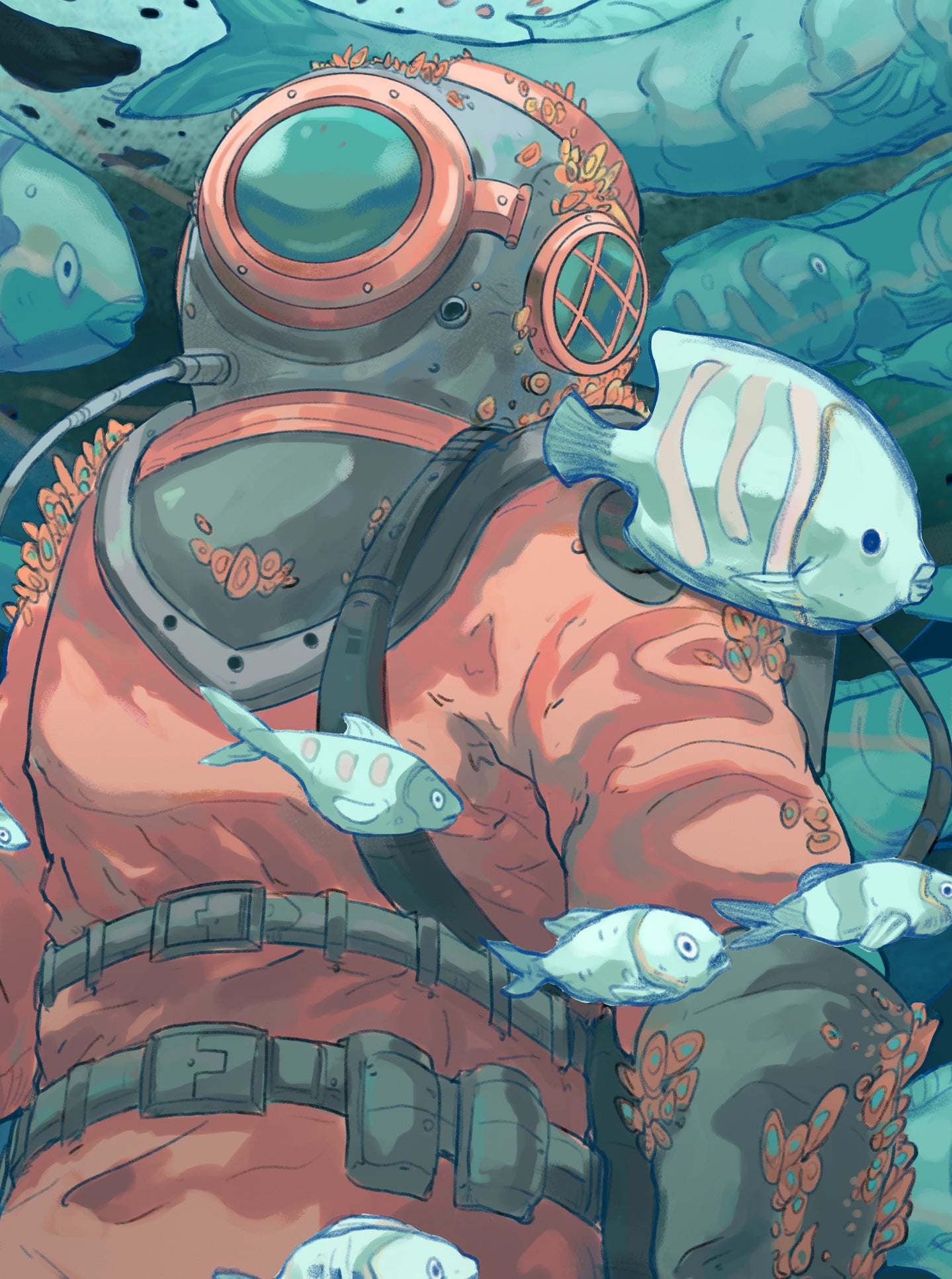 "DEEP DIVE" Print