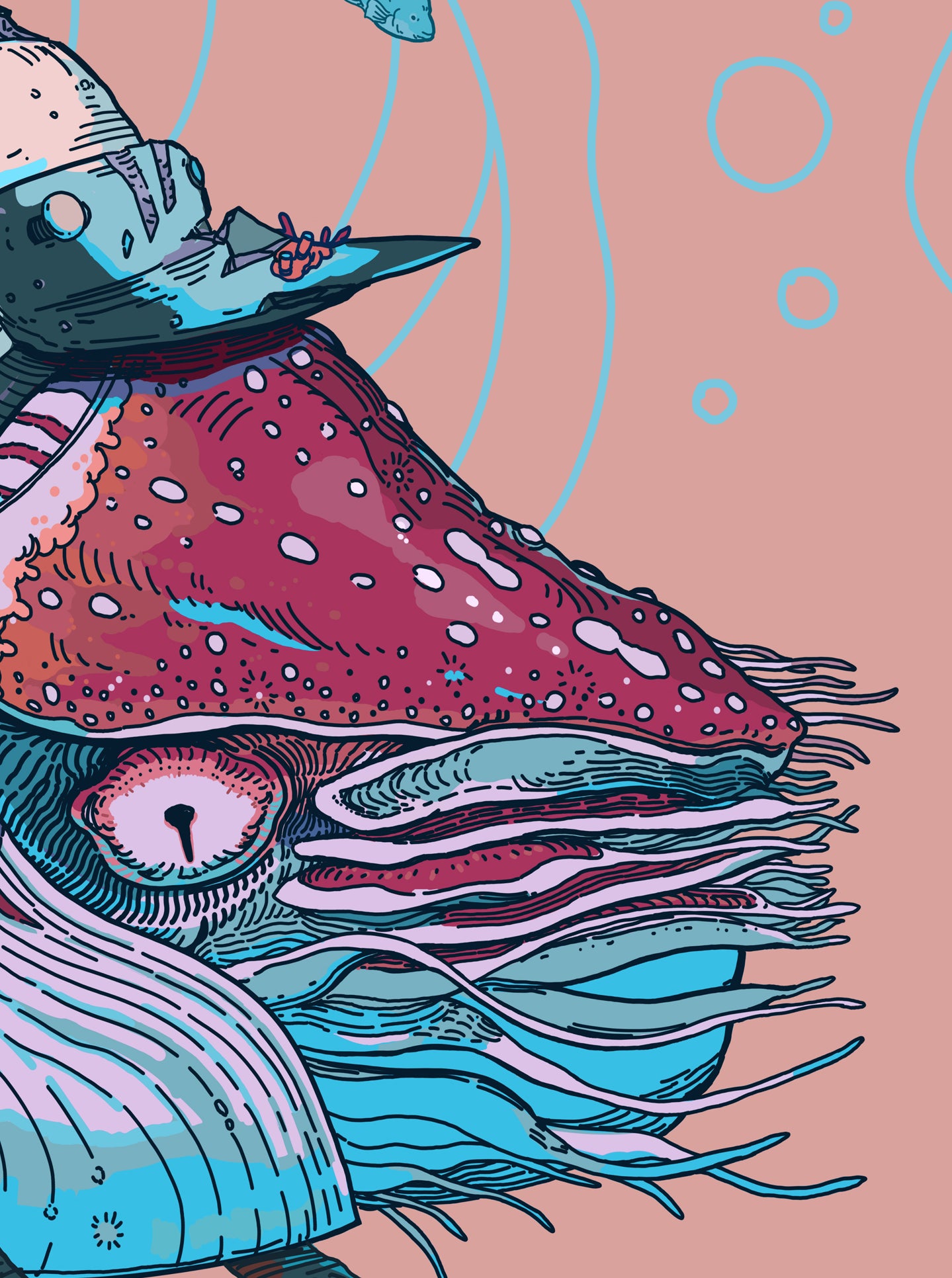 "NAUTILUS DOUBLE SHELL" Print