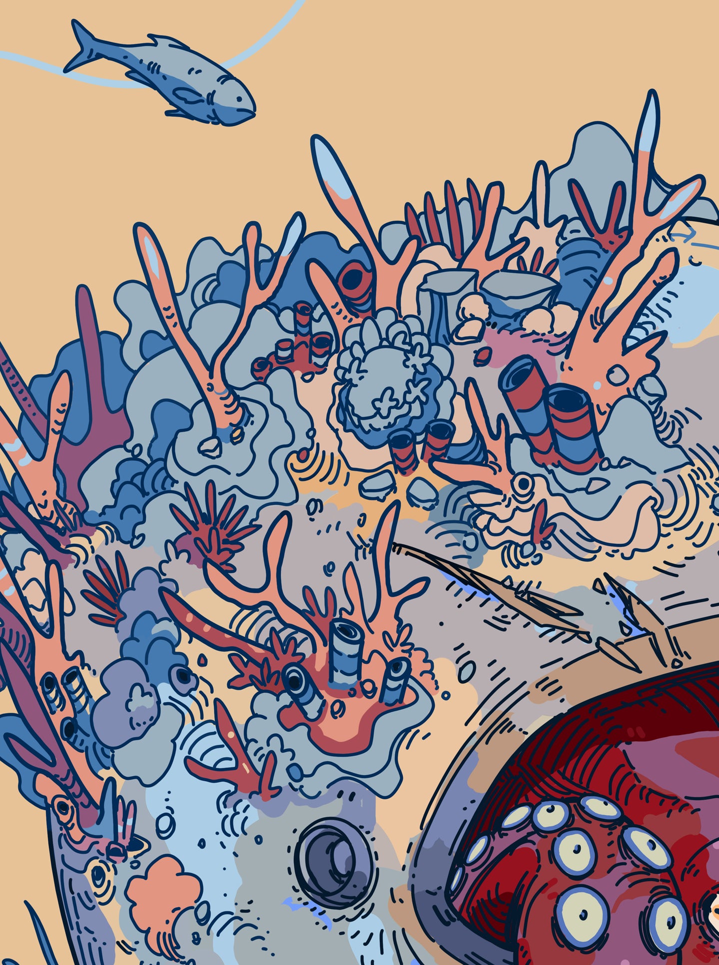 "OCTO SAFE ZONE" Print