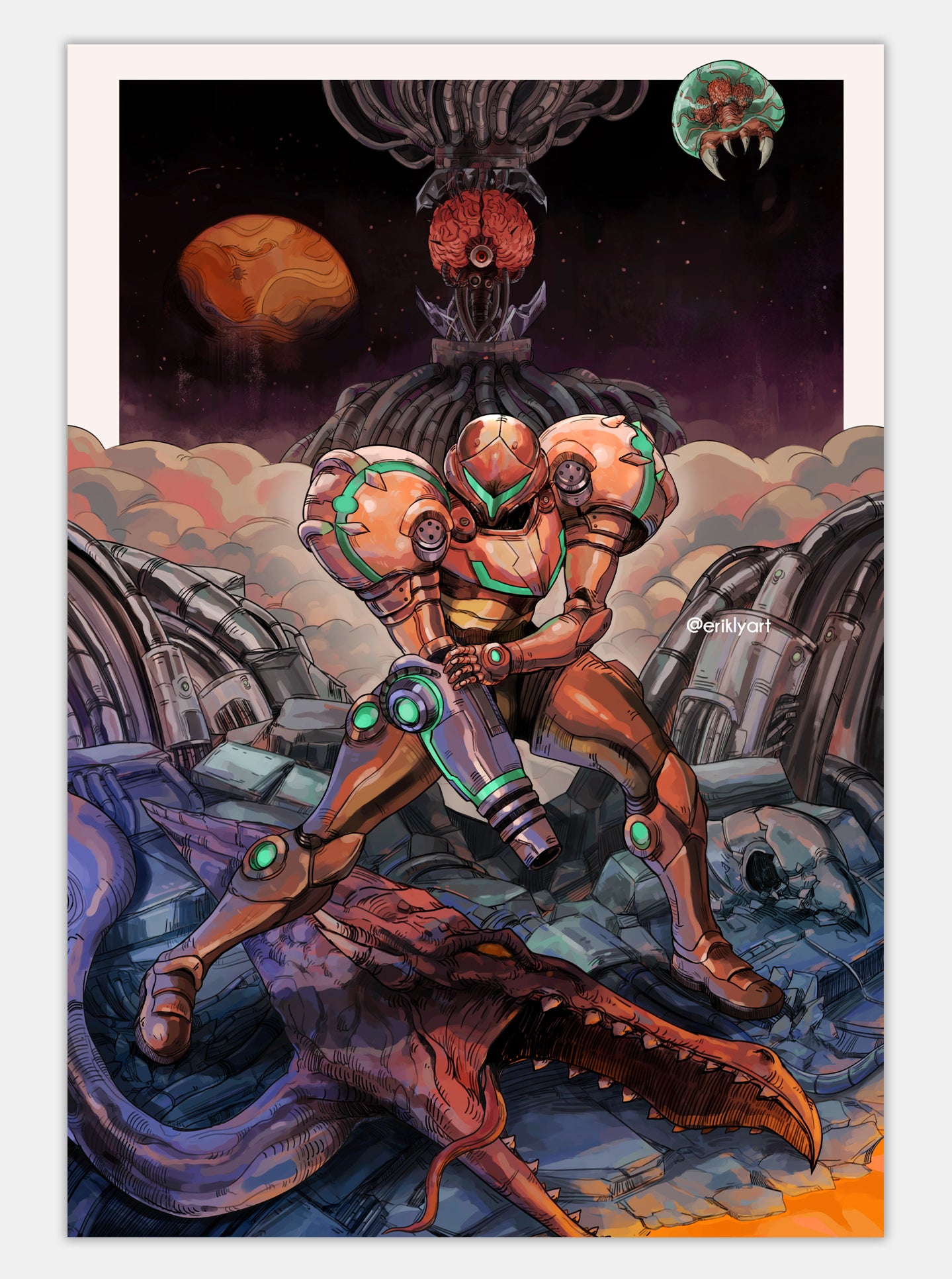 "THE BOUNTY HUNTER" Print
