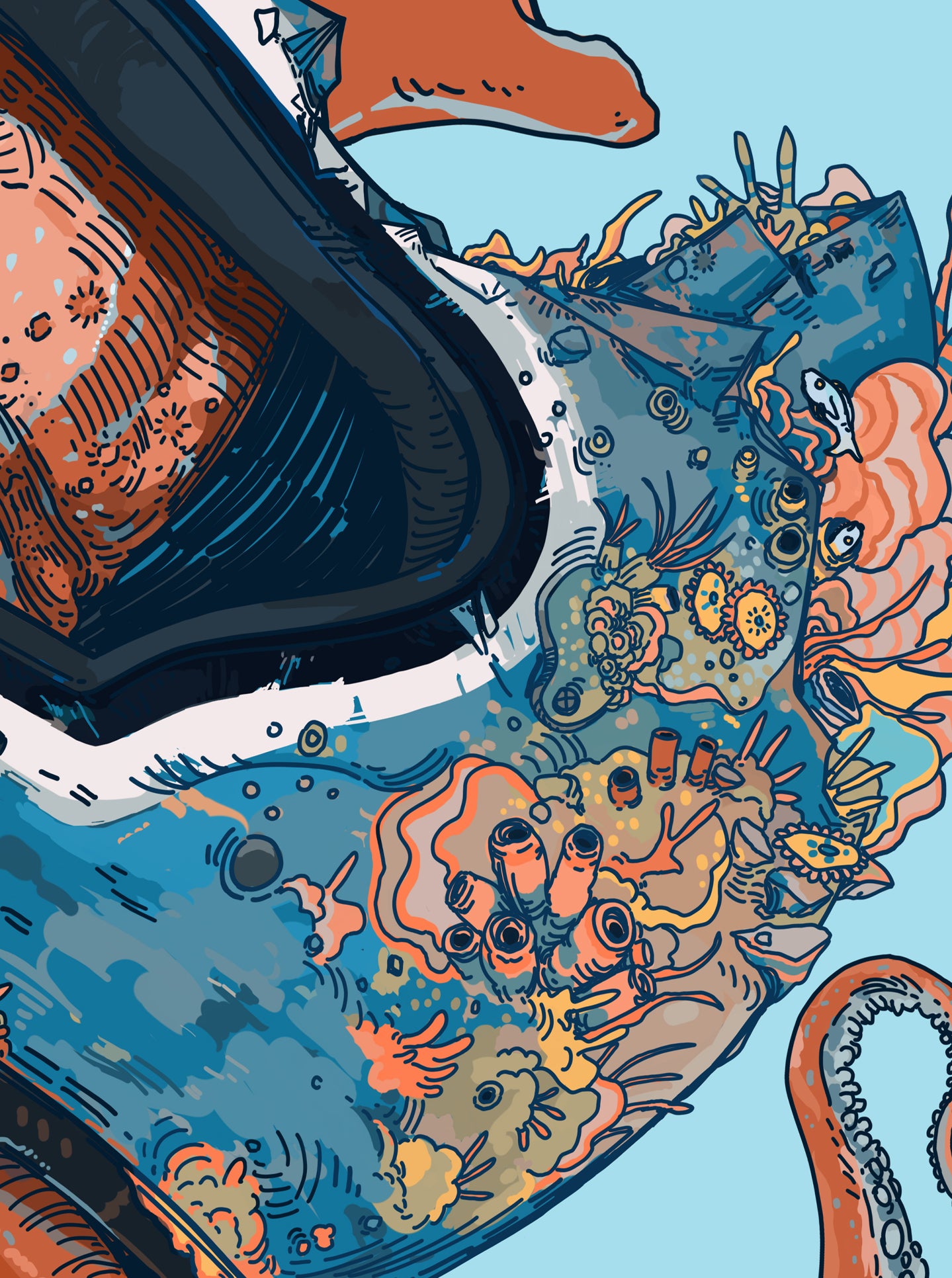 "SQUID SAFE SPACE" Print