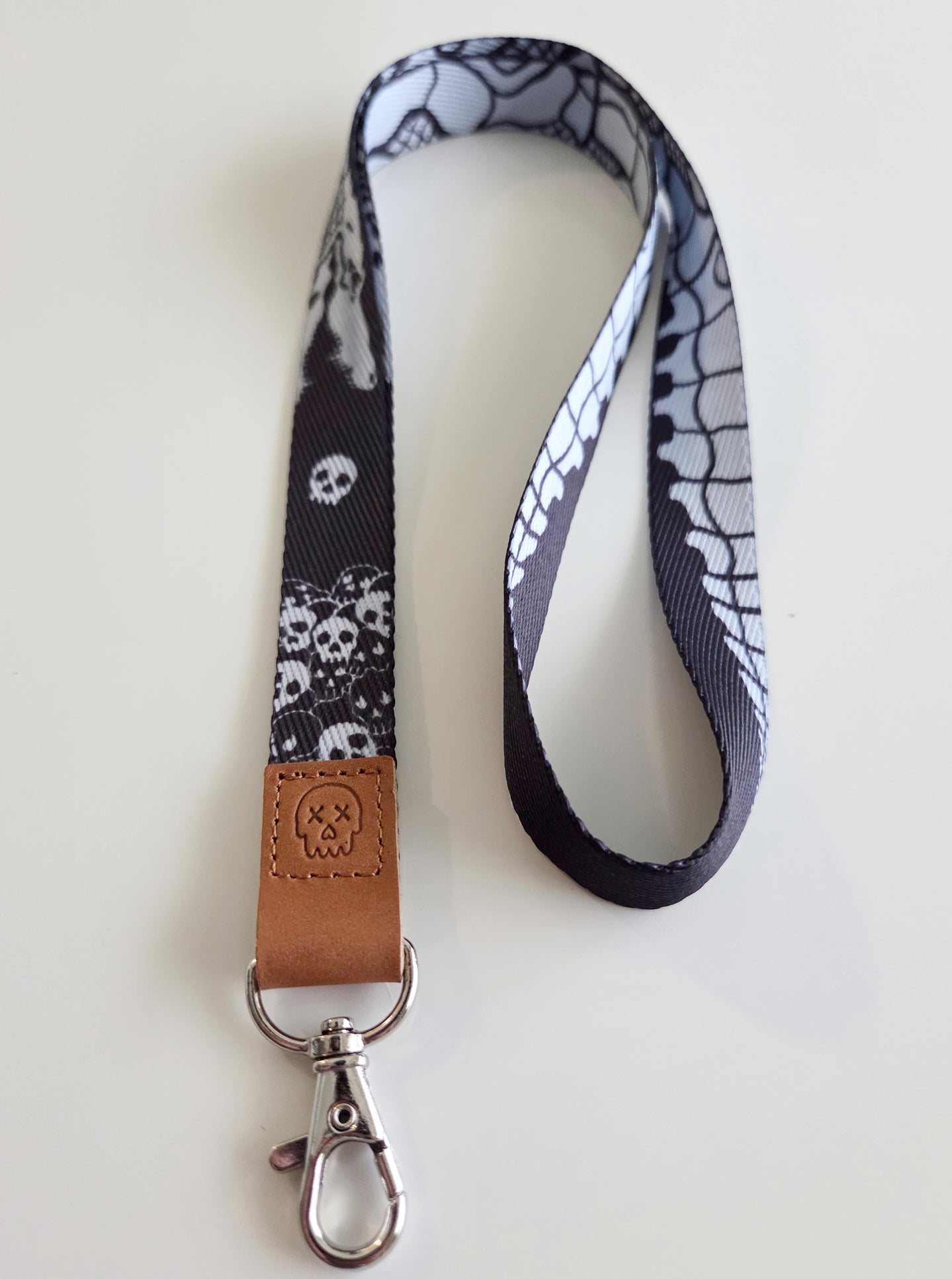 CROCS & SKULLS B&W Variant Lanyard