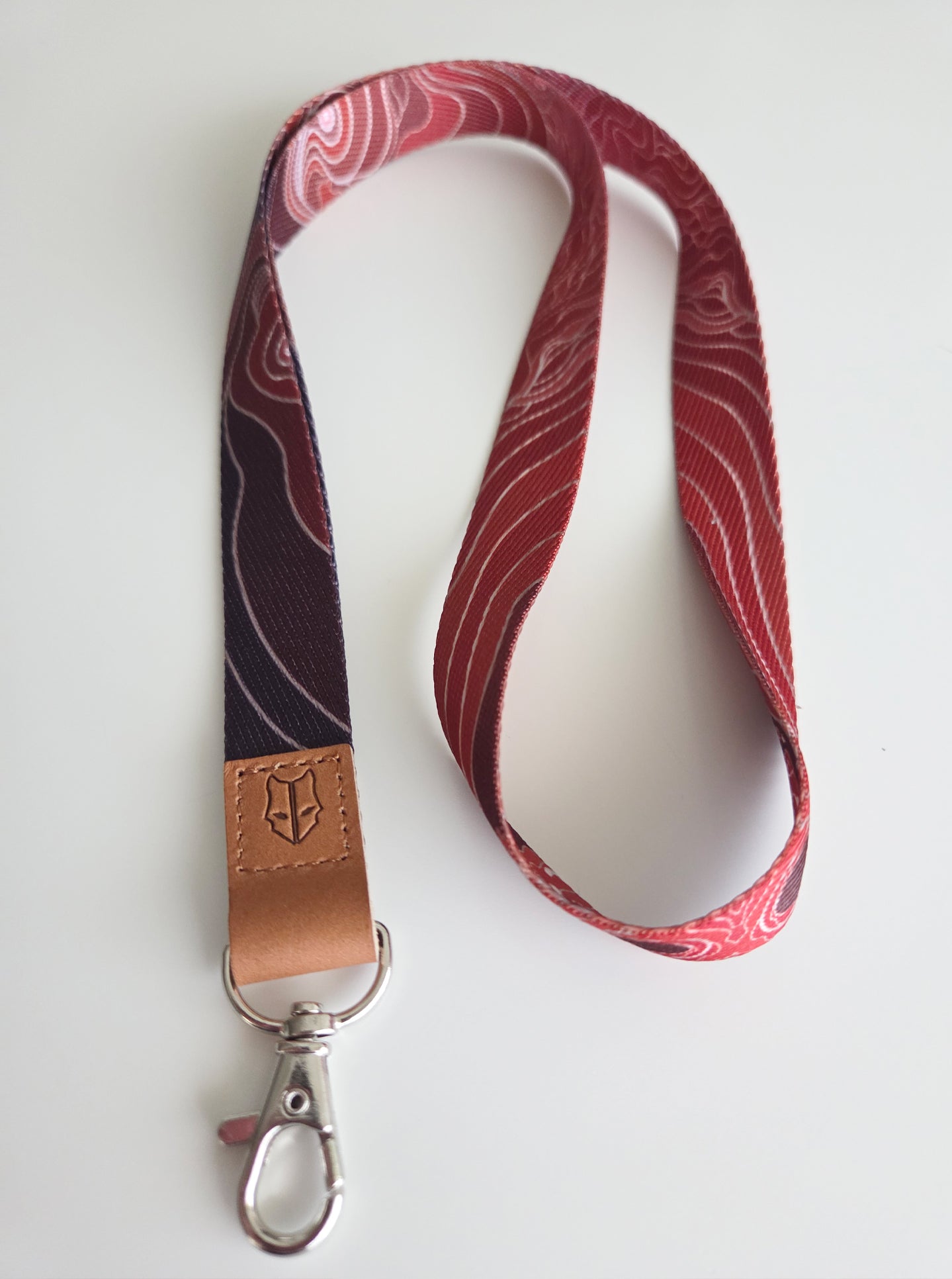 RED WAVES Lanyard