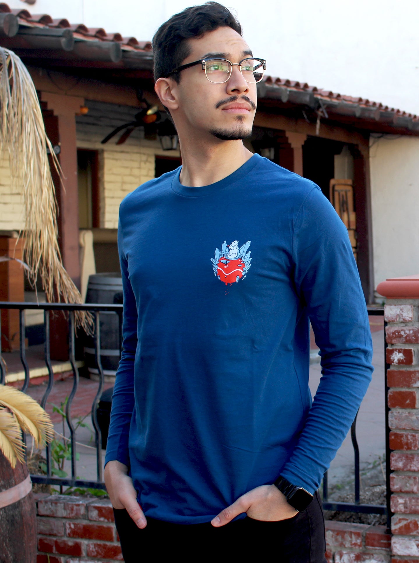 "SODA" Long Sleeve Crew Neck Shirt *closeout*