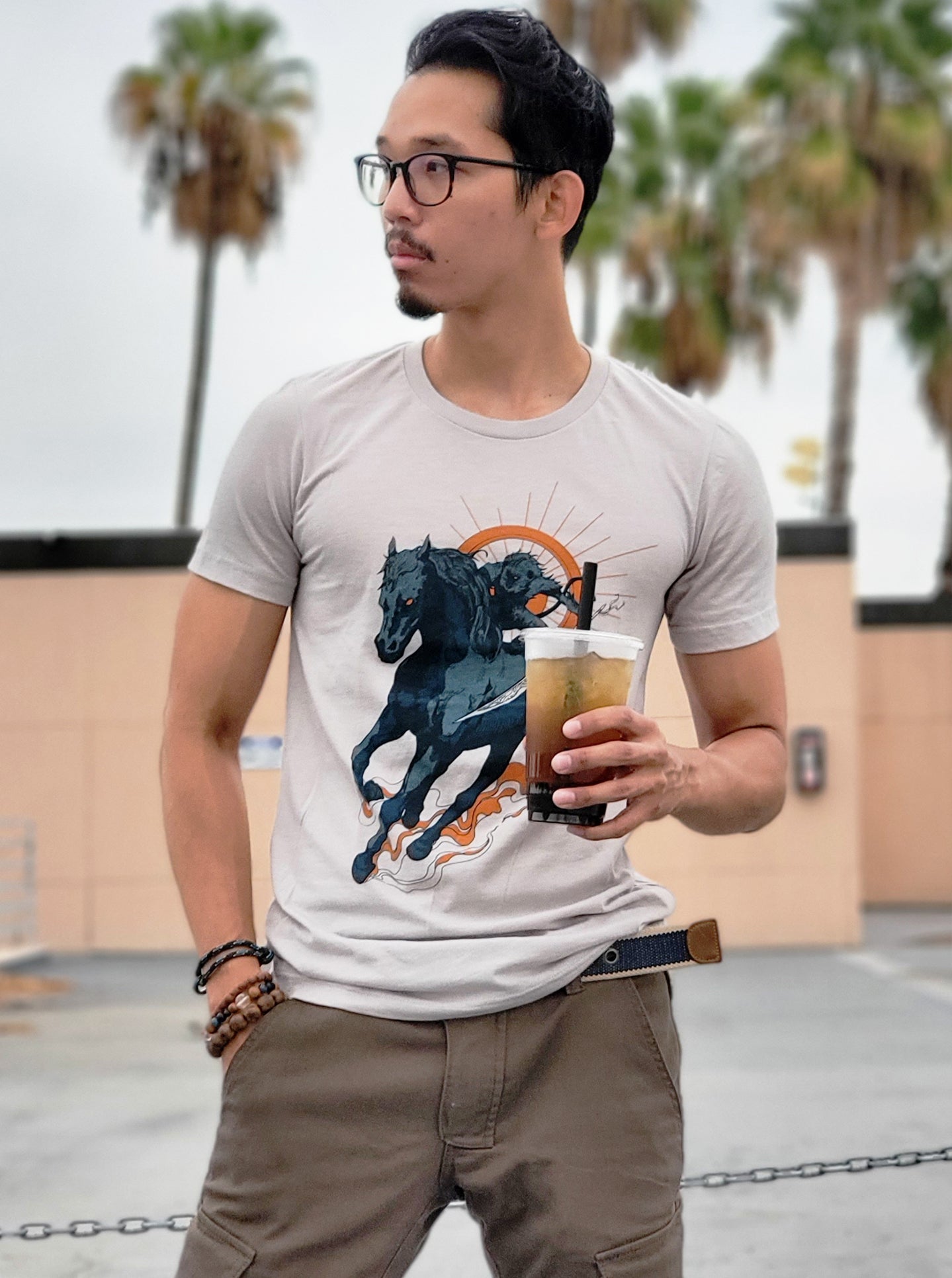 "BREAK THROUGH" Crew Neck Shirt