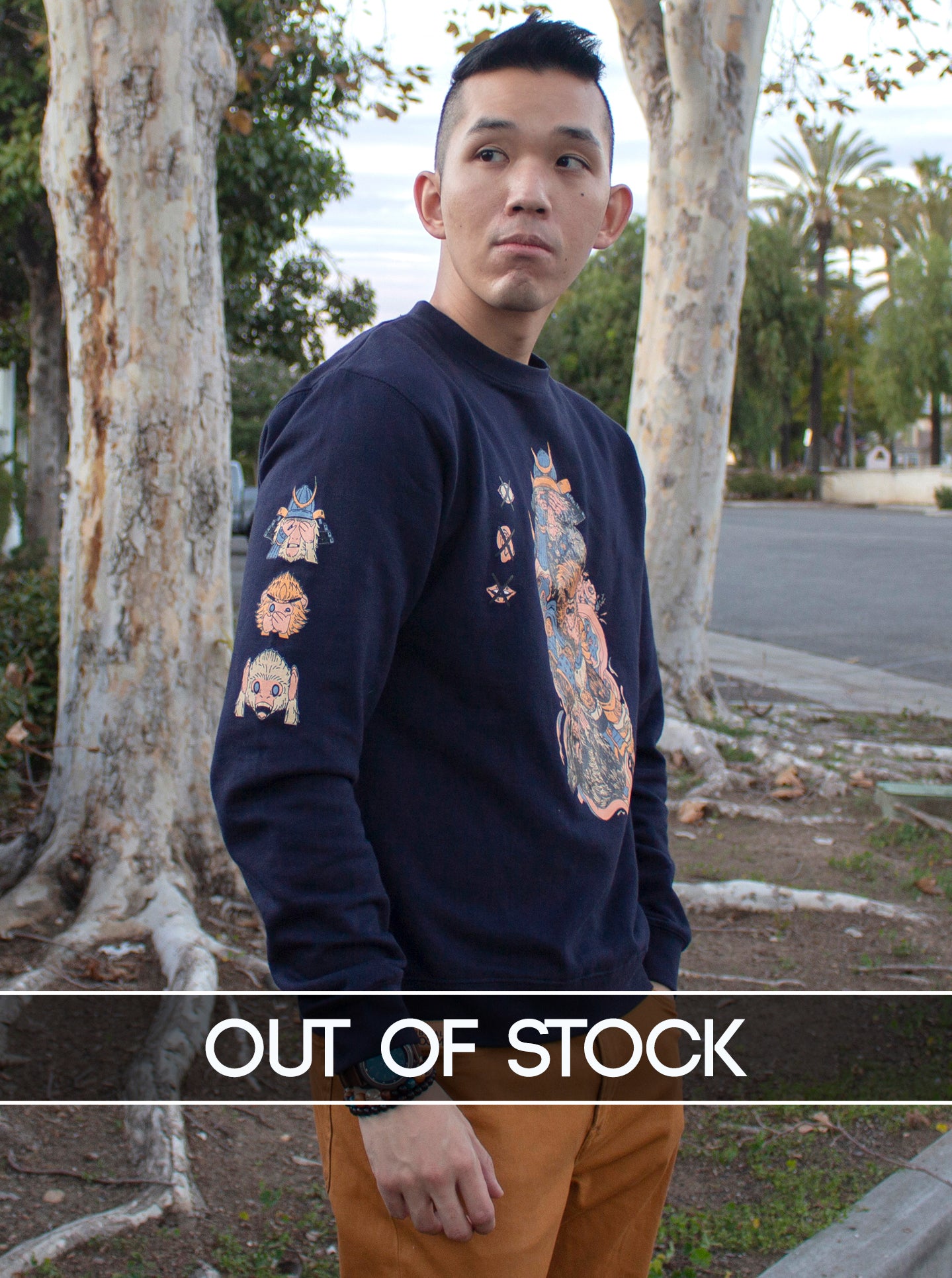 "NO EVIL HERE" Crew Neck Sweatshirt