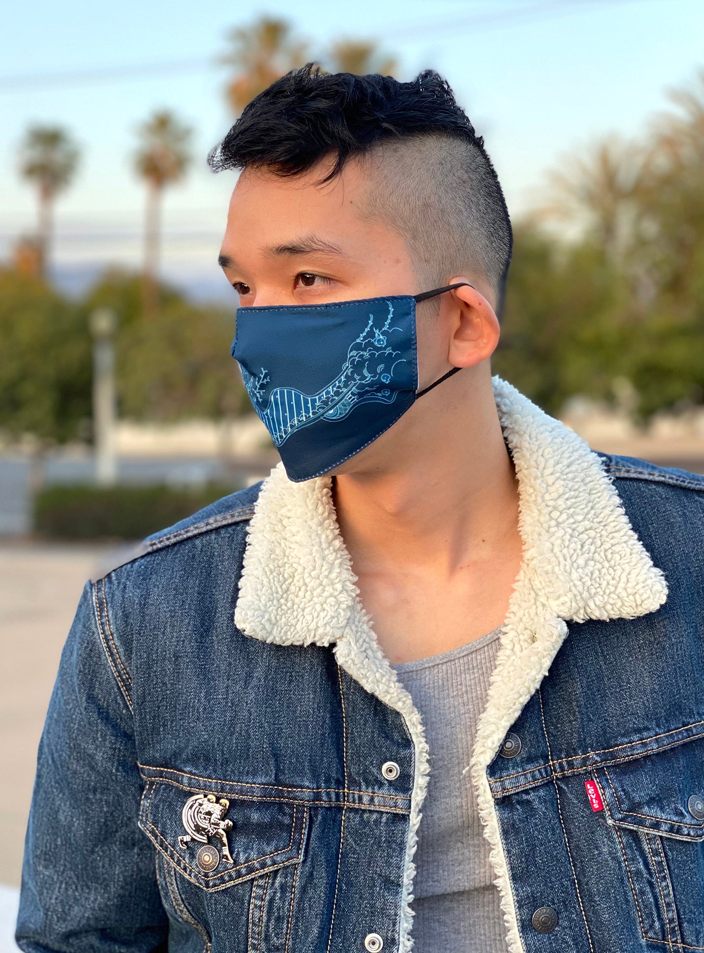 "PRUSSIAN BLUE" Face Mask