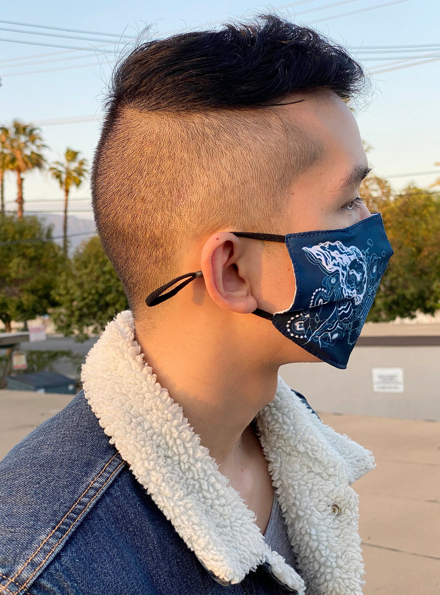 "PRUSSIAN BLUE" Face Mask