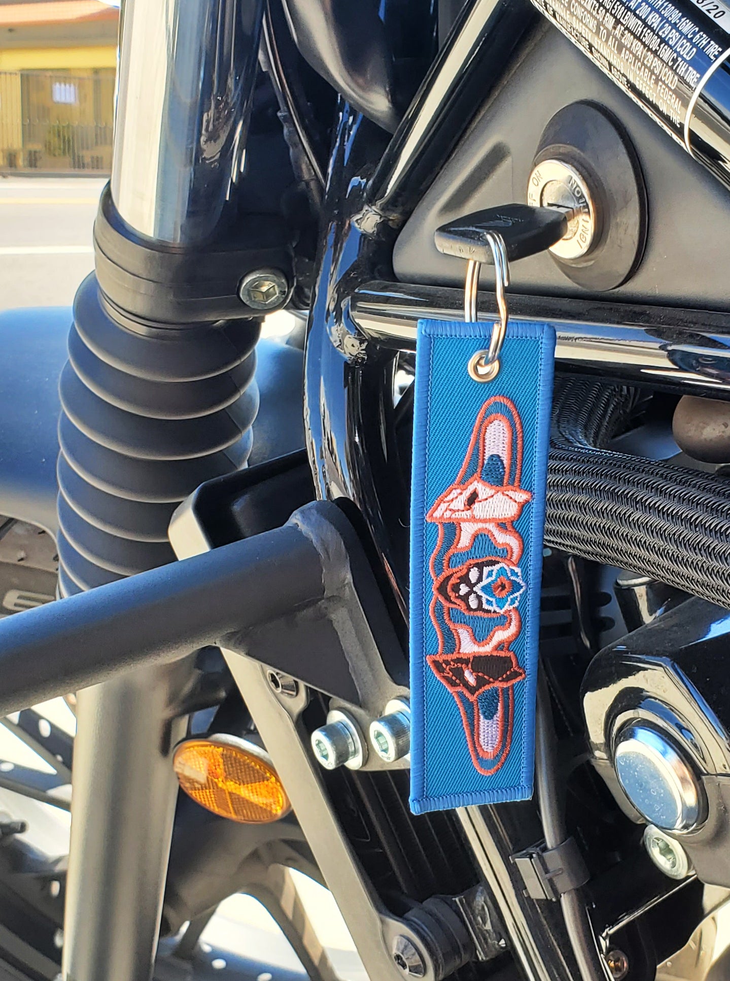 "ORBITAL BLOOM" Key Tag