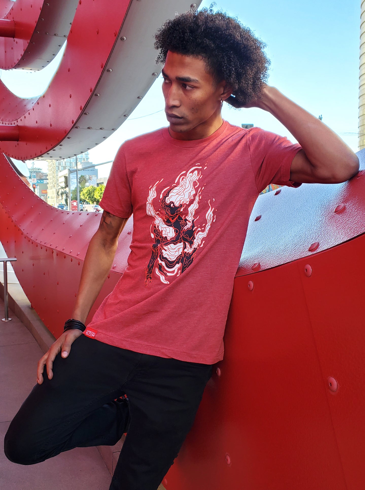 "FADING" Crew Neck Shirt