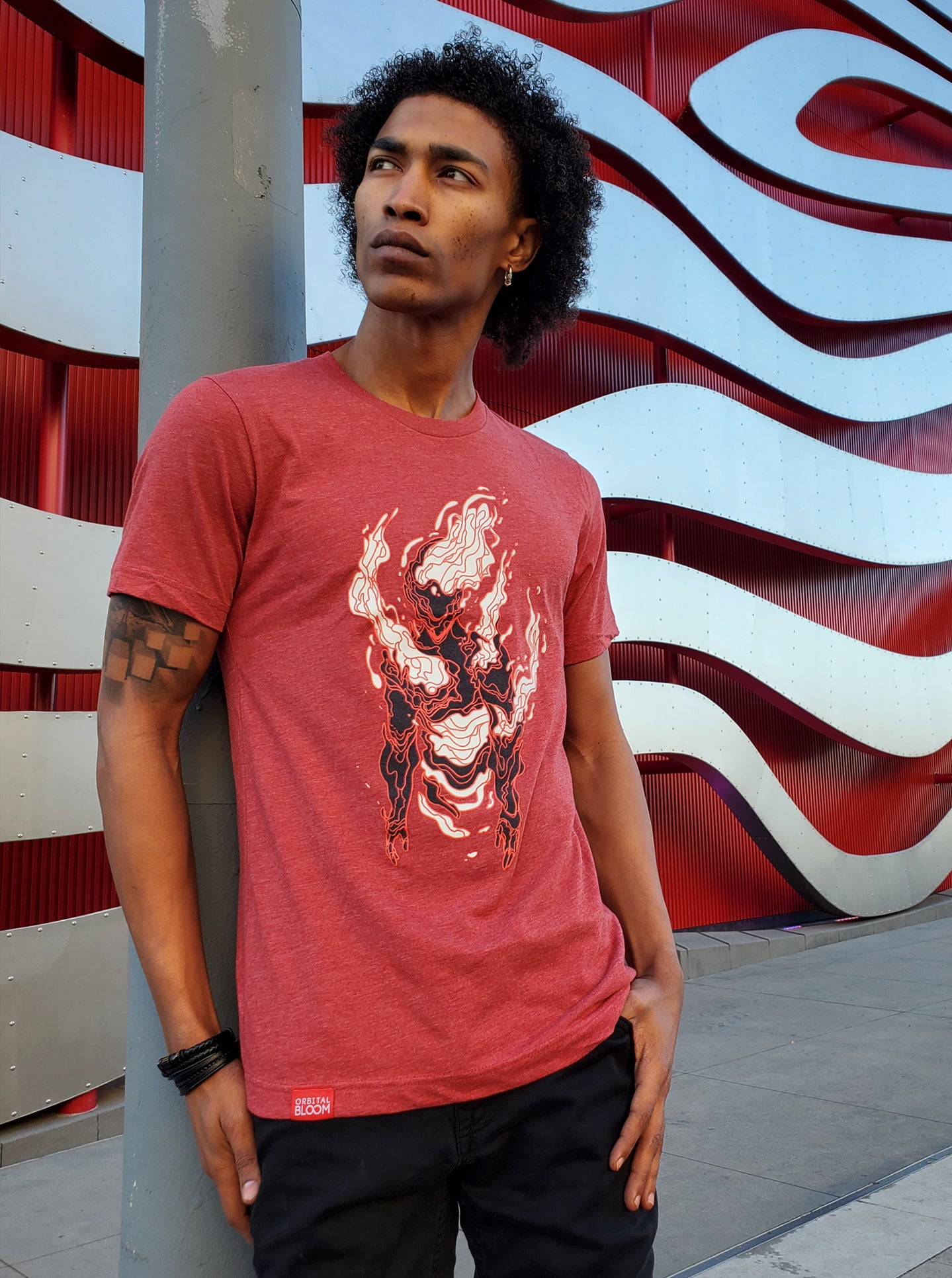 "FADING" Crew Neck Shirt