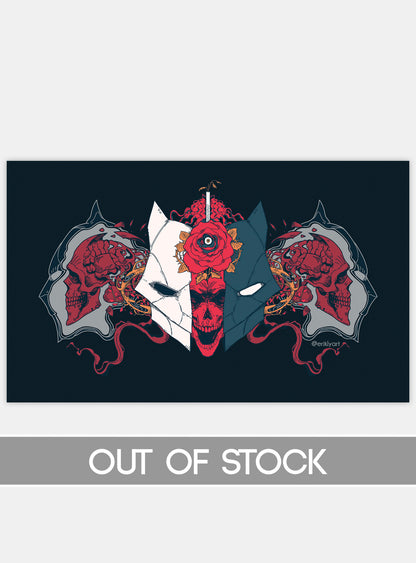 "HULIN SKULLS" Playmat