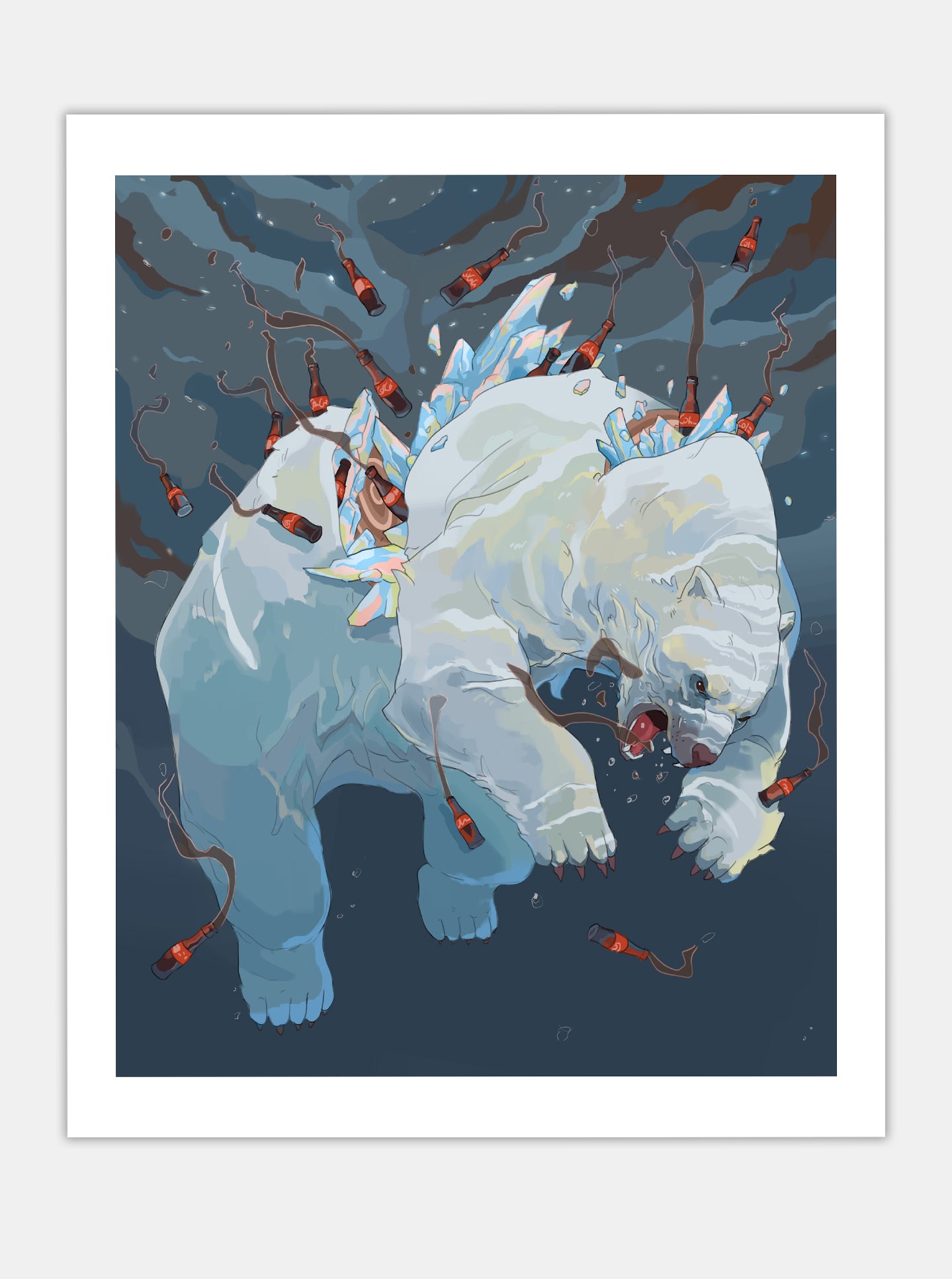 "SODA" Polar Bear Print