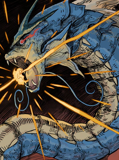 "RAGING DRAGON" Signature Series Print
