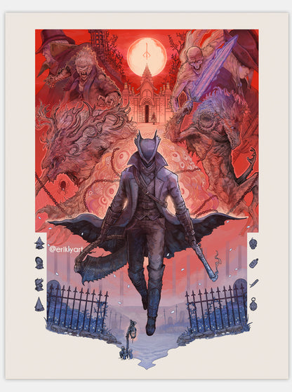 "BLOOD HUNTERS" Signature Series Print