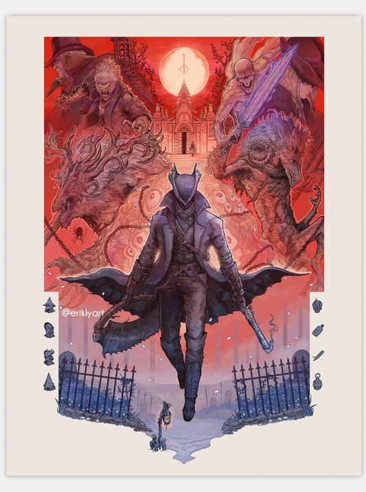 "BLOOD HUNTERS" Signature Series Print