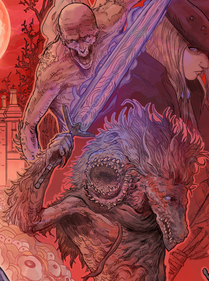 "BLOOD HUNTERS" Signature Series Print