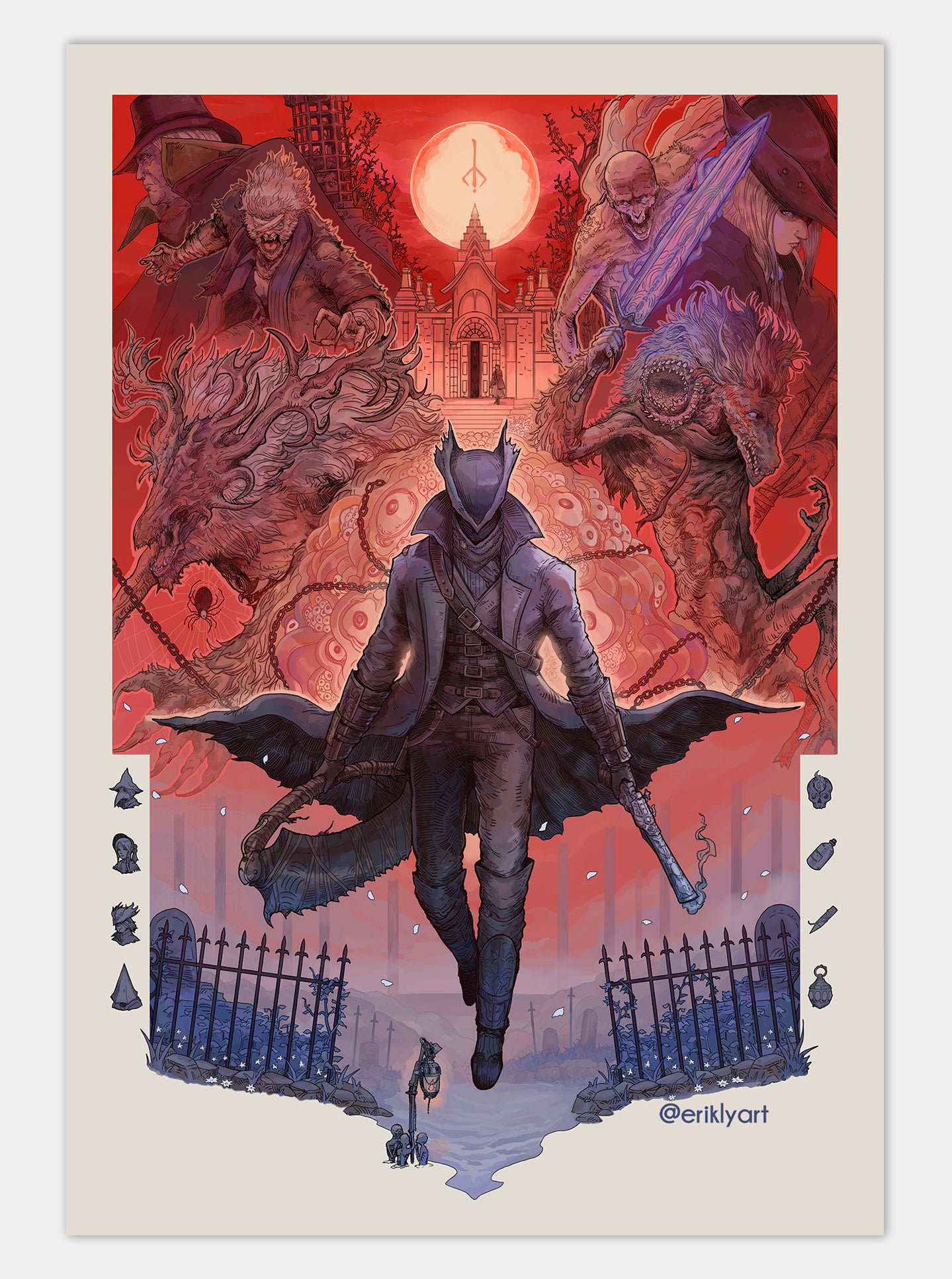 "BLOOD HUNTERS" Print