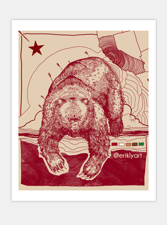 "CALIFORNIA" Print