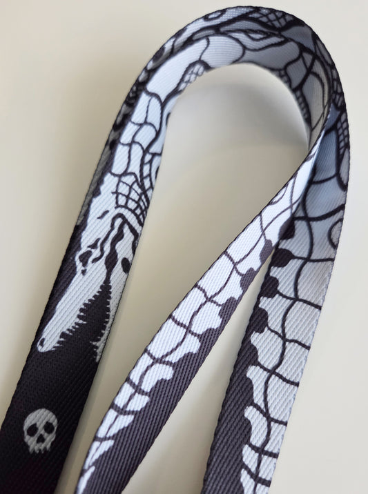 CROCS & SKULLS B&W Variant Lanyard