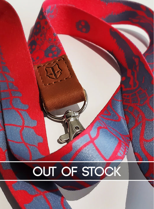 CROCS & SKULLS Lanyard