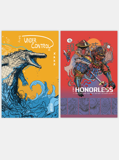 HONORLESS X UNDER CONTROL II Art Books