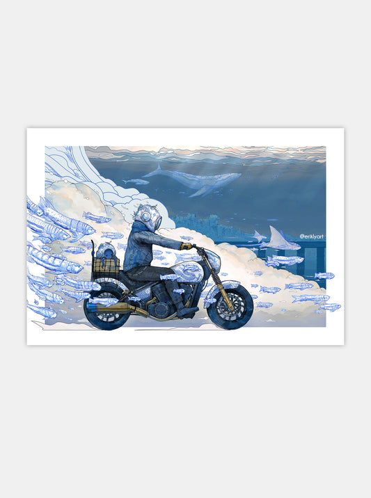 "PORCELAIN CRUISE" Print