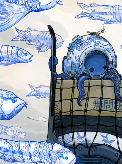 "PORCELAIN CRUISE" Print
