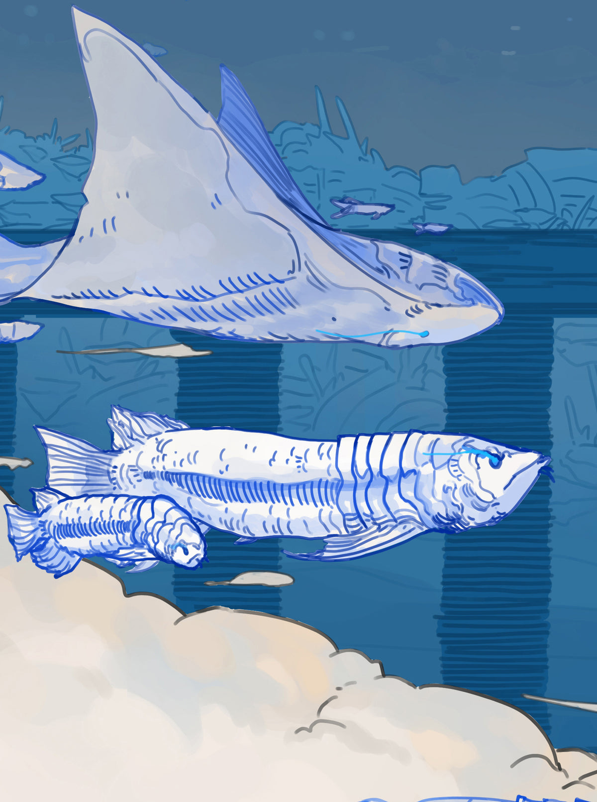 "PORCELAIN CRUISE" Print