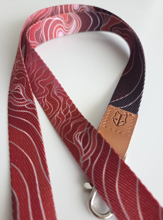 RED WAVES Lanyard